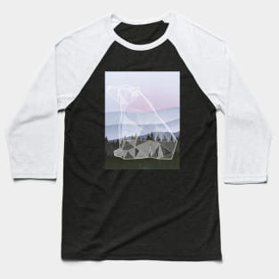 Geometric Nature - Bear (Full) Baseball T-Shirt